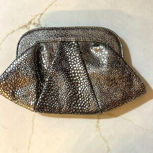 Like New! Lauren Merkin Gold, Black, Silver Handbag